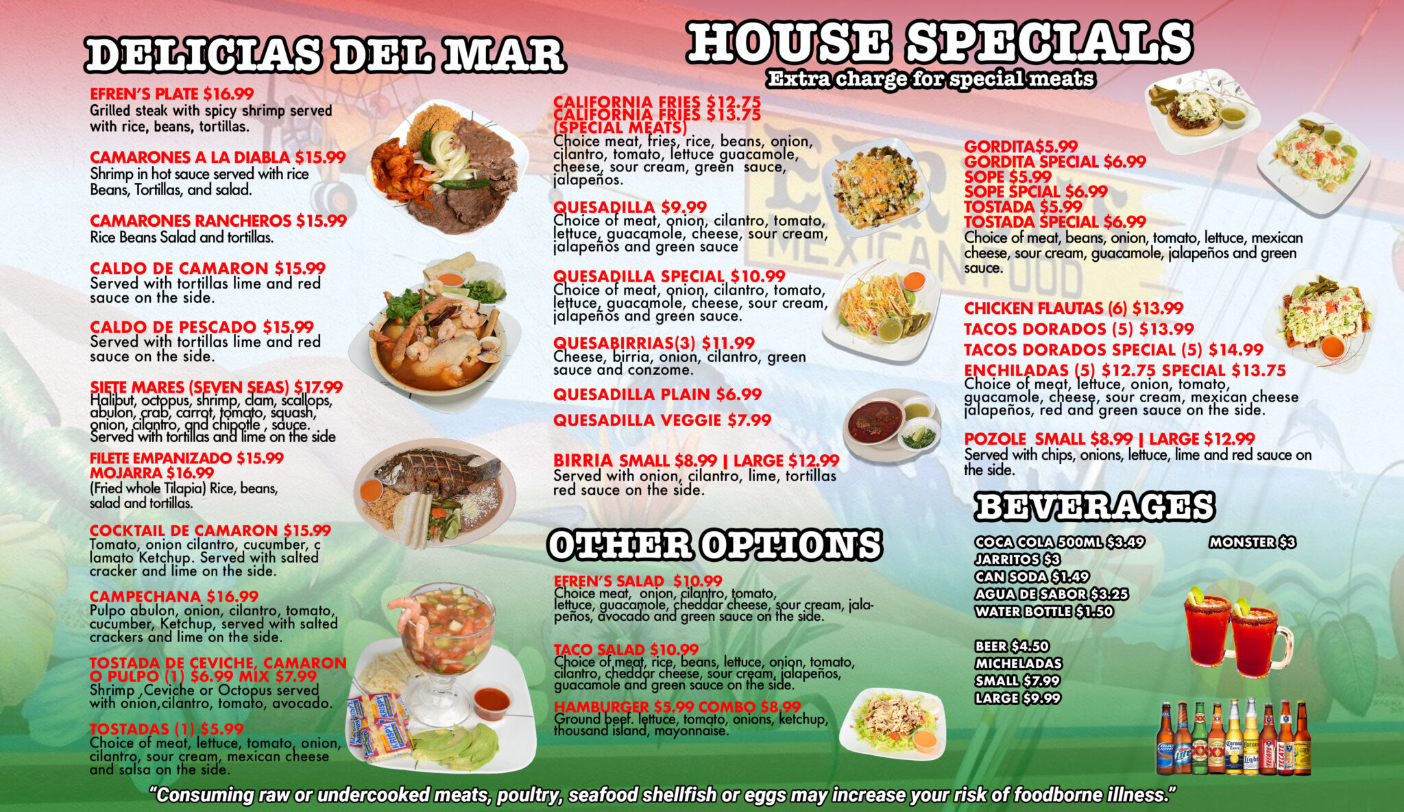 Menu – Efren's Restaurant